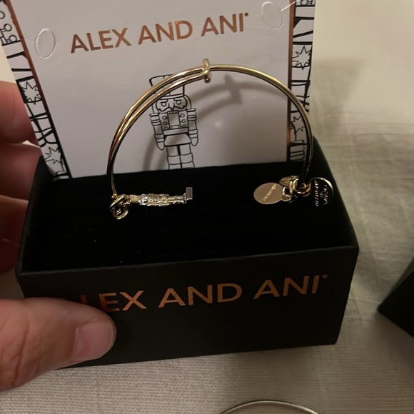 Alex and Ani Silver Charm Bracelet Set - Picture 3 of 5